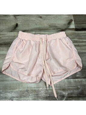 Zyia Athletic Loose Running Shorts Light Pink Women’s Size M